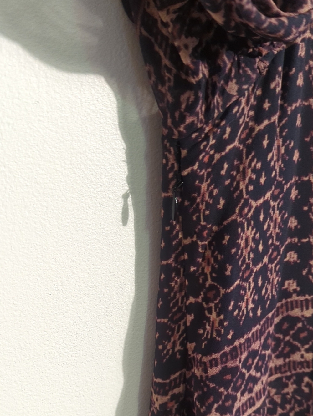 ULLA JOHNSON silk chiffon mini dress mini dress - size 8 - Picture 5 of 11